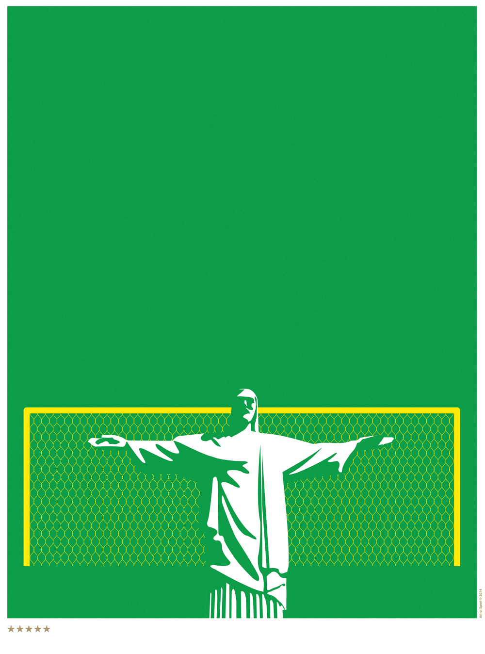 ‘Jesus Saves’ for the Brazil World Cup. Art of Sport, USA, 2014. Solv, creative directors Rob Duncan, and John Paul Stallard