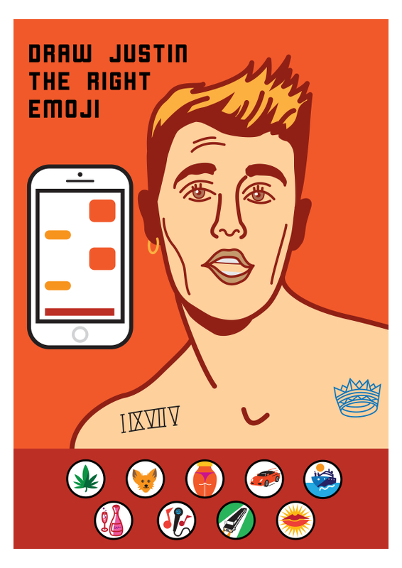 Bieber Emoji by David Flaherty