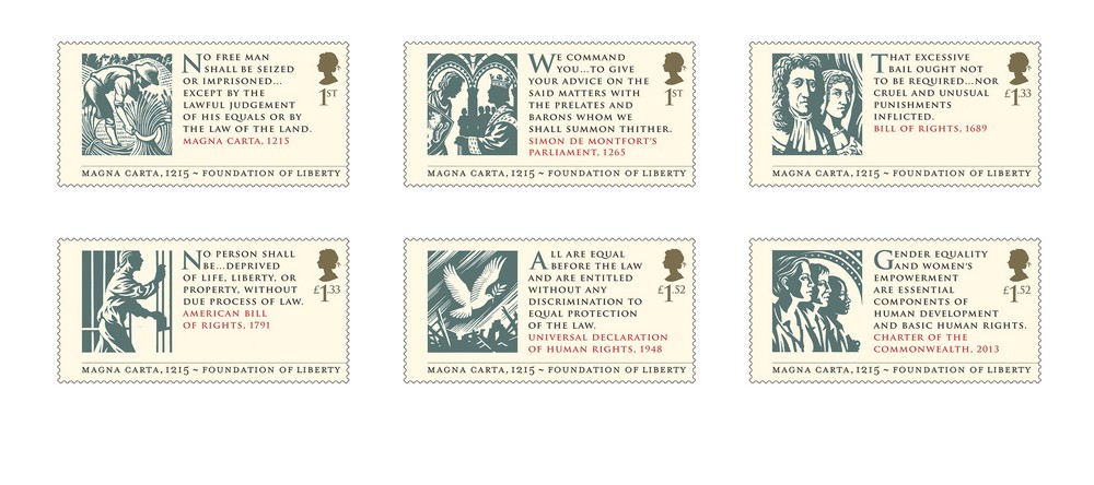 Magna Carta stamps for stampcards 400