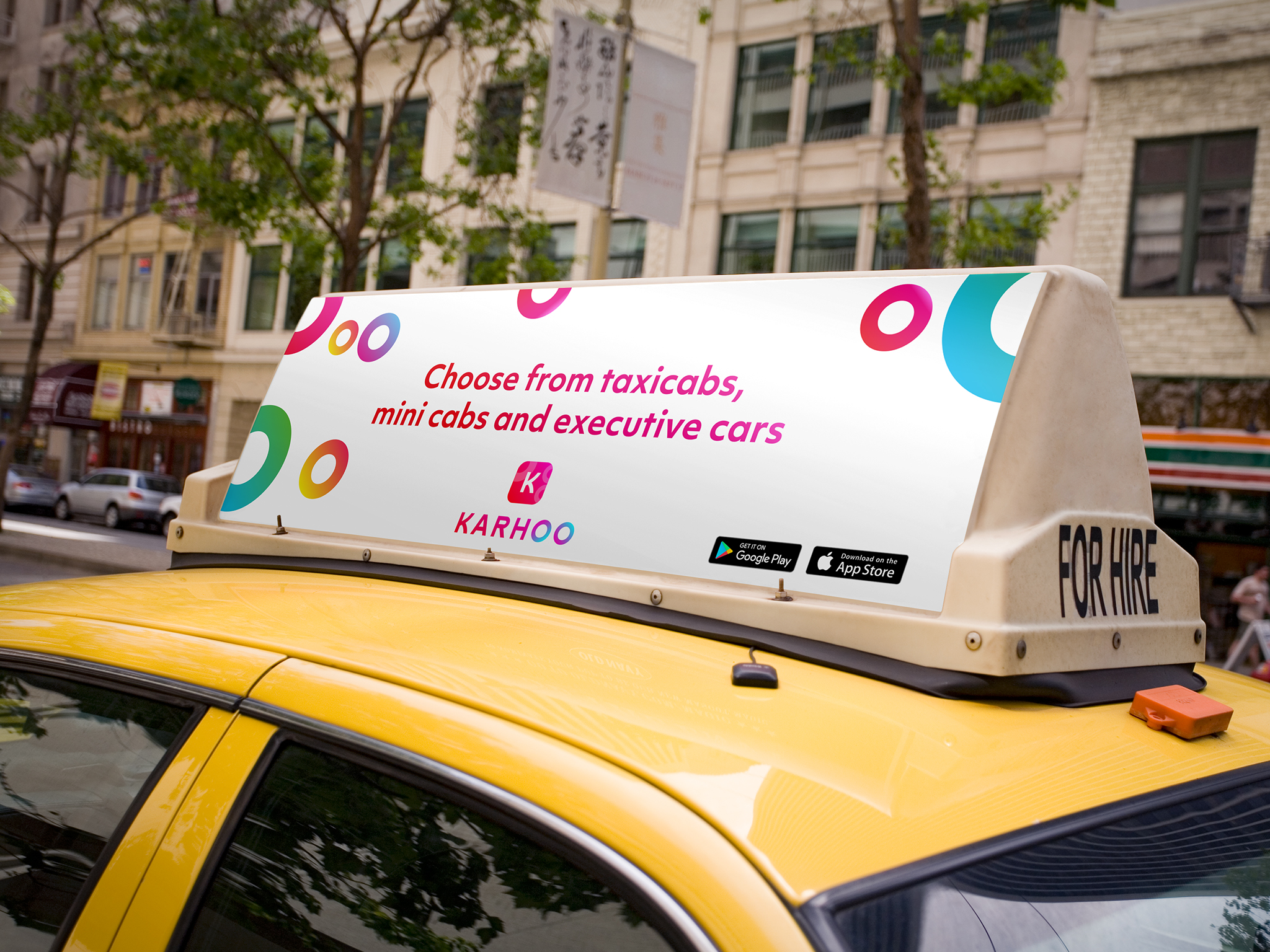 KARHOO NY TAXI AD