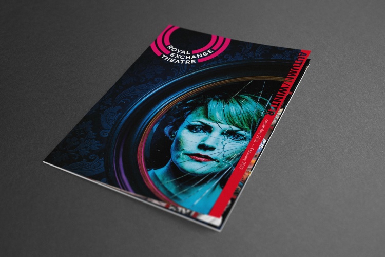 Blank Magazine on dark Background