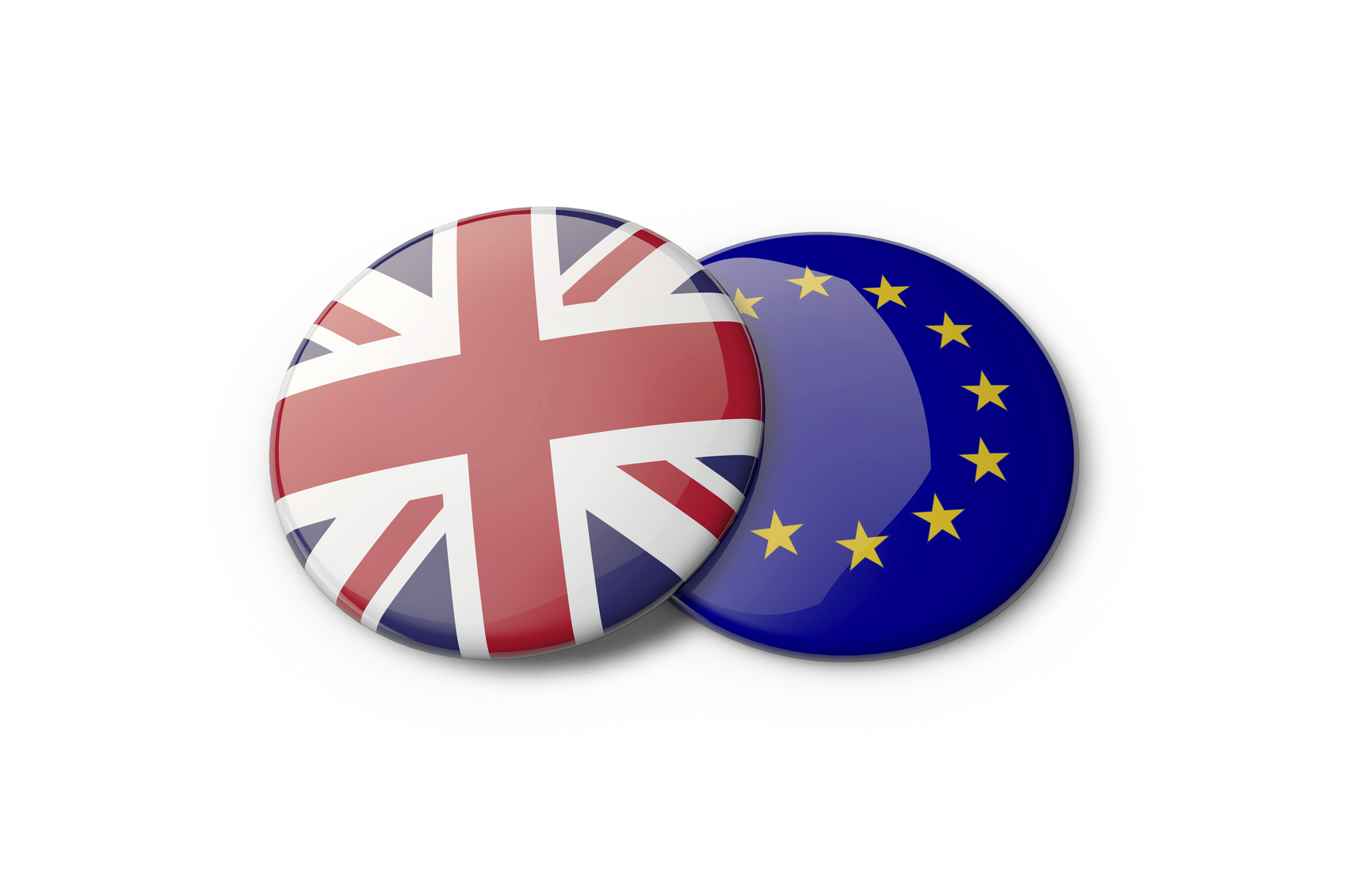 EU and UK badges