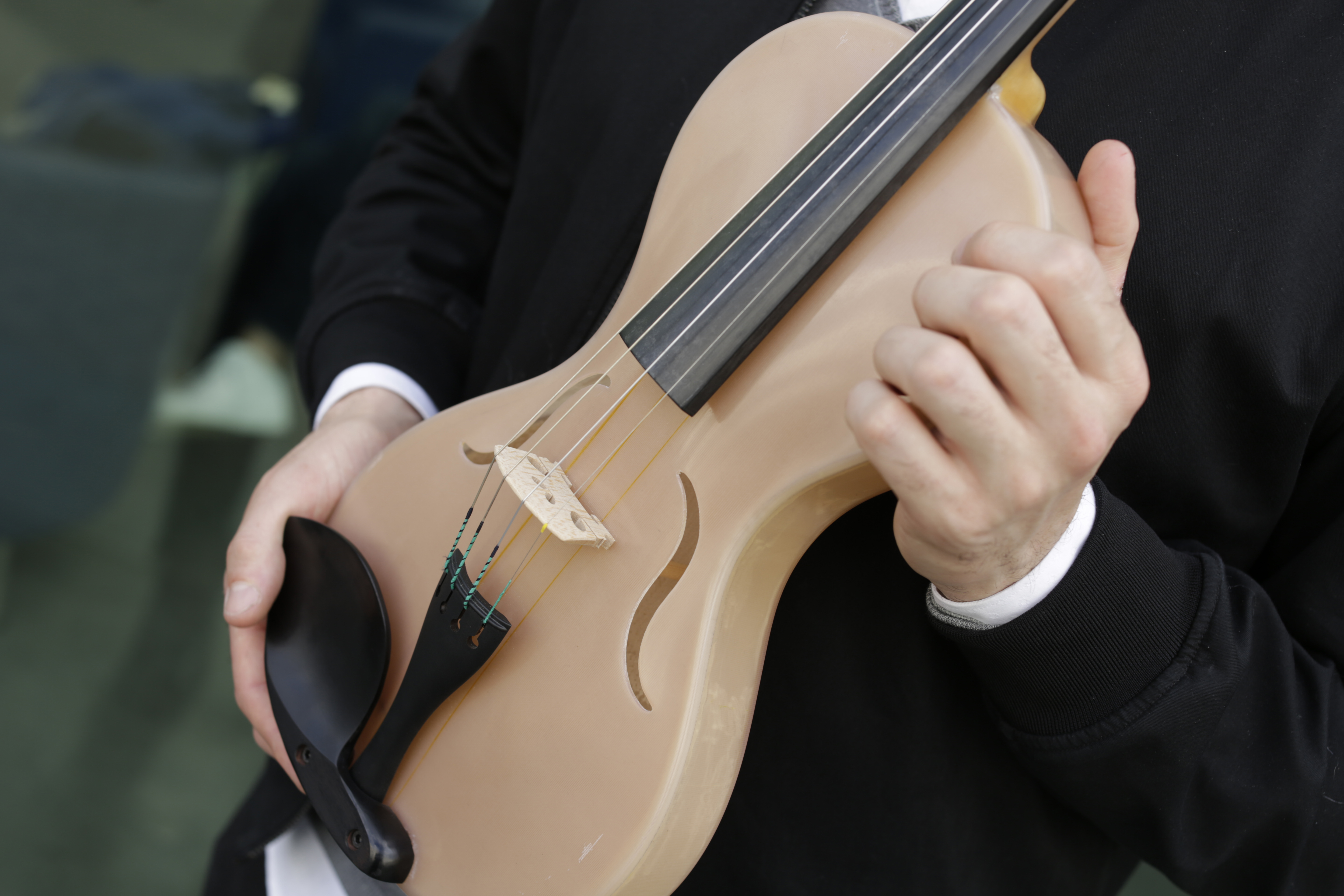 Design student makes a prototype violin using spider silk Design Week