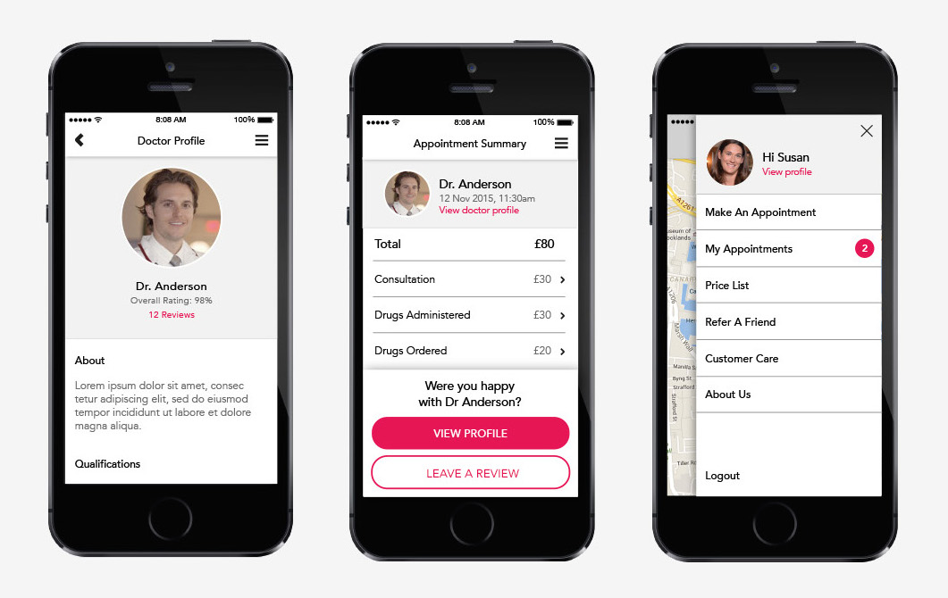 A new app designed to deliver doctors to patients’ doors