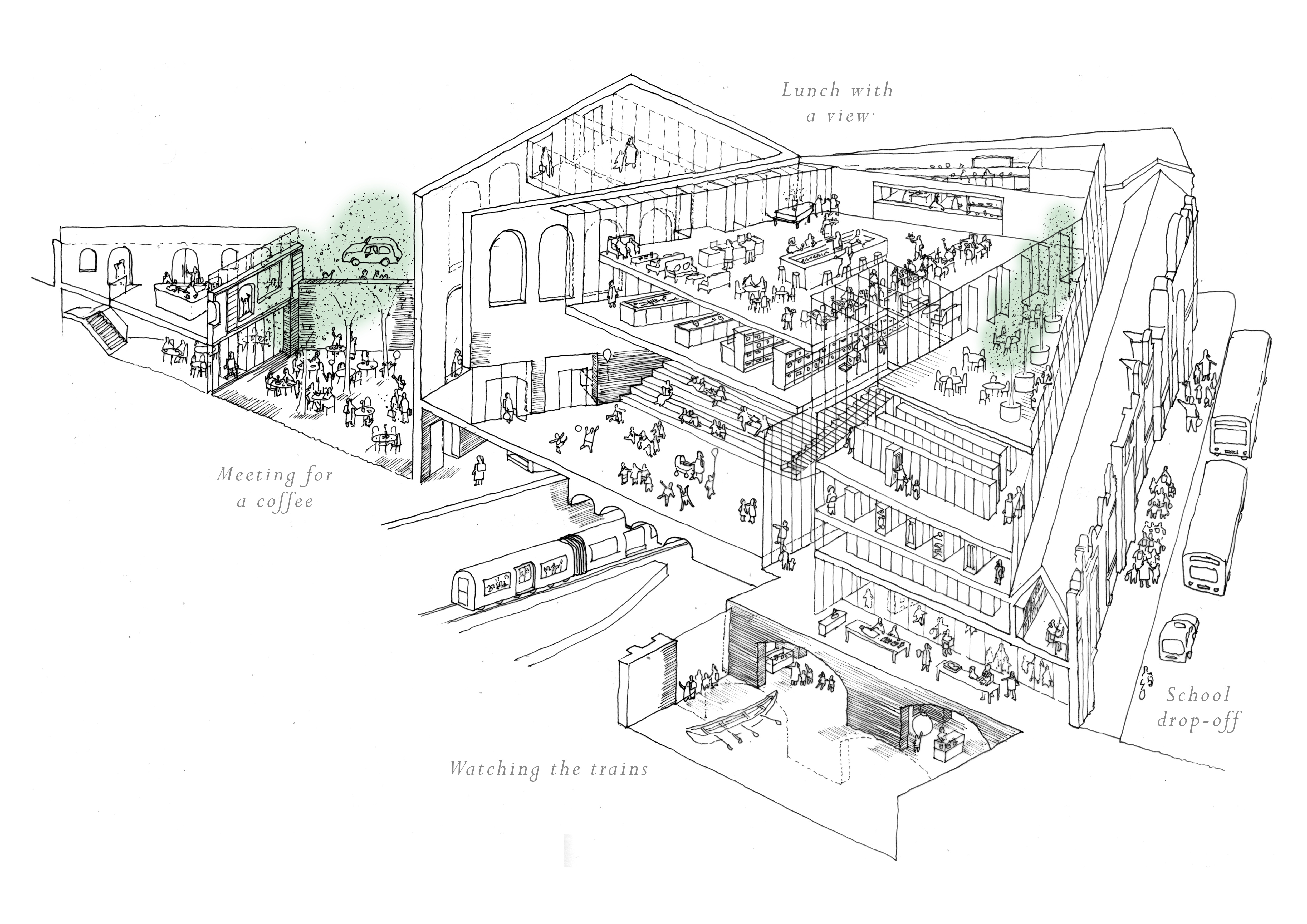 MoL Institute Sketch © Museum of London Stanton Williams