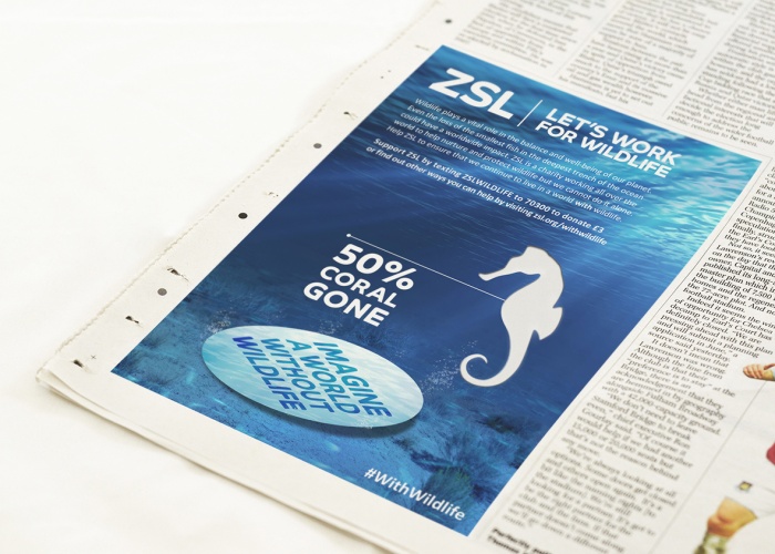 02_ZSL_WORLD WITHOUT WILDLIFE_NEWSPAPER MOCKUP_PRESS