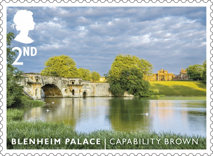 LG Blenheim Palace stamp 400%