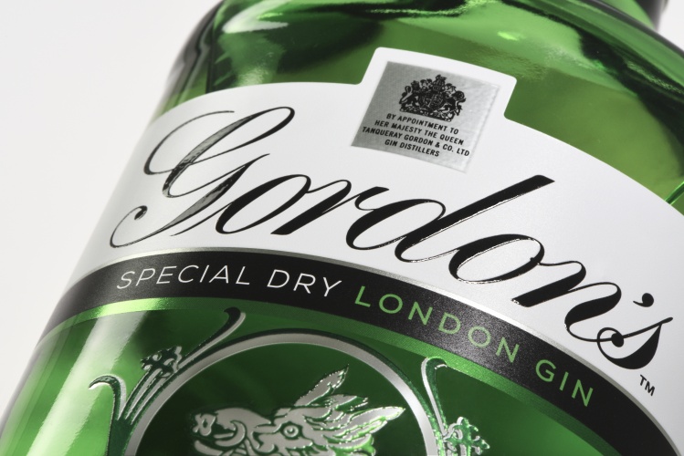 Gordons label detail