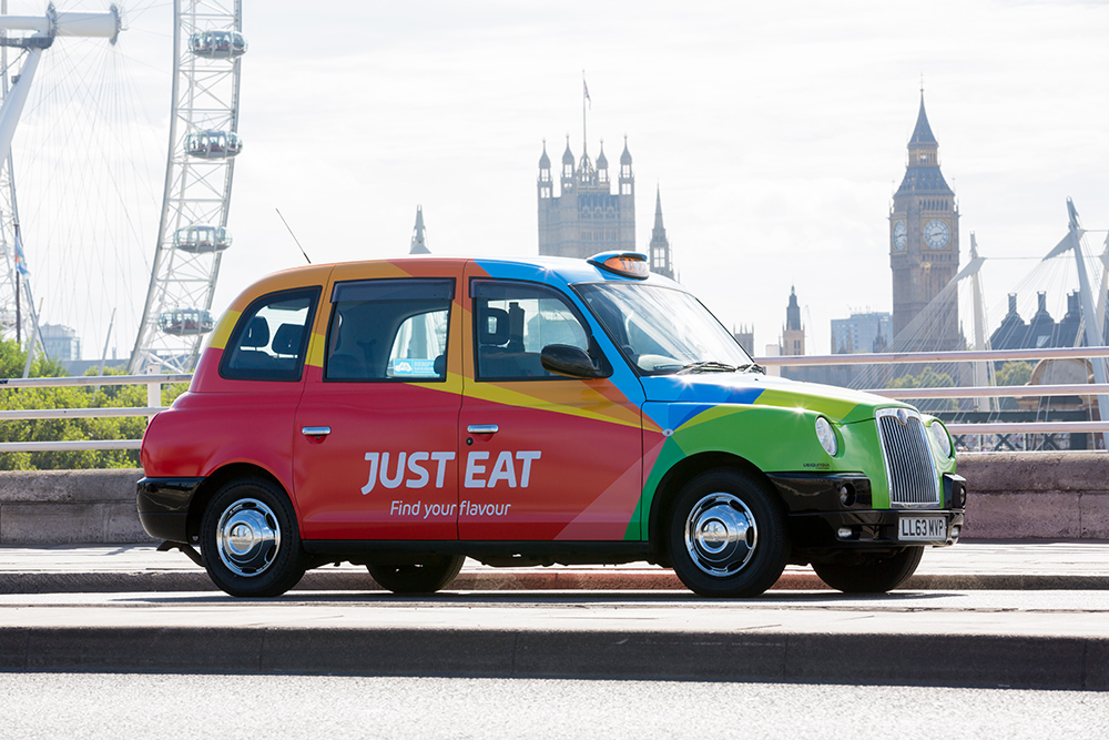 Just Eat taxi