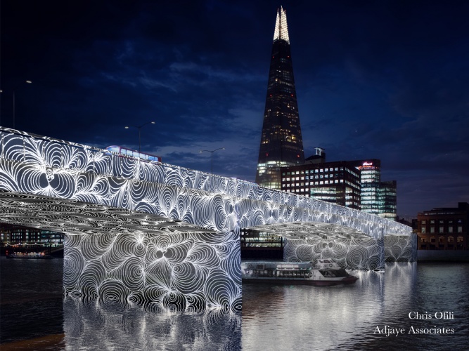 'Invisible Ripples' (London Bridge) (c) MRC and Adjaye Associates