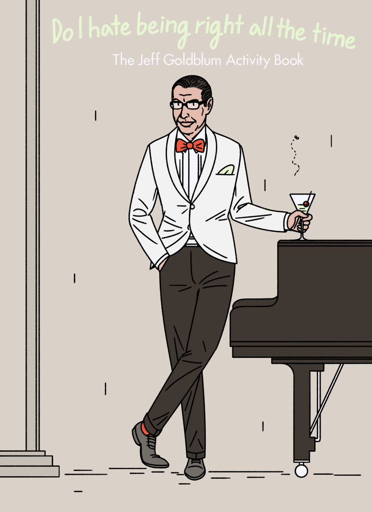 jeff goldblum activity book