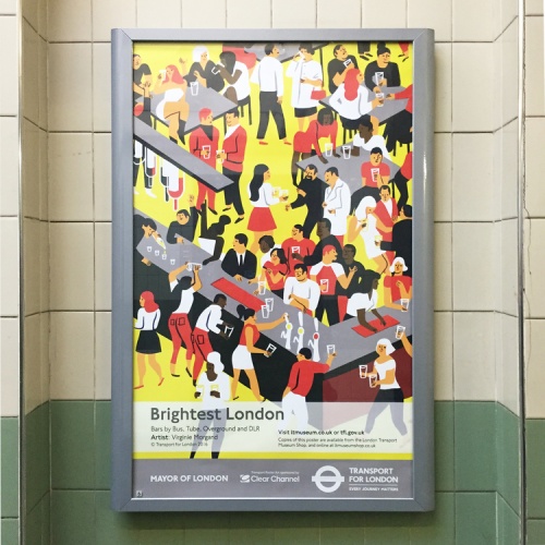 London Transport Museum poster, by Virginie Morgand