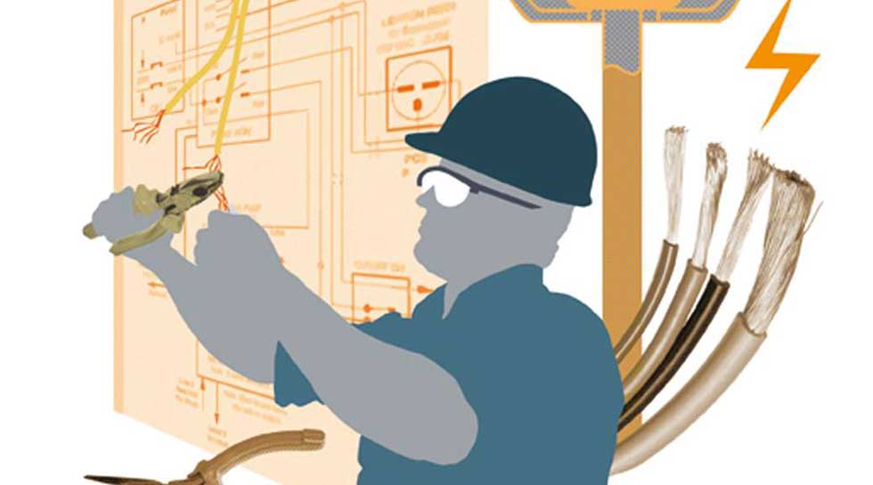 Electrician illustration