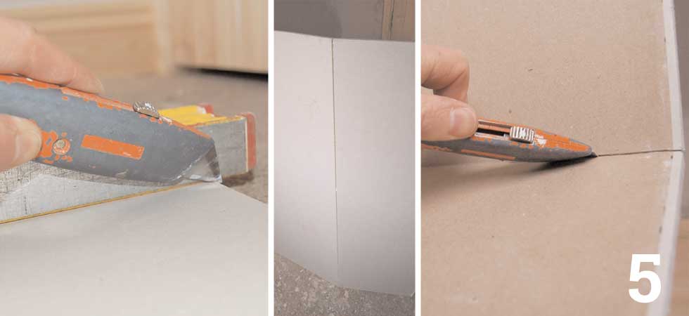 To cut the boards, measure and mark the board to be cut