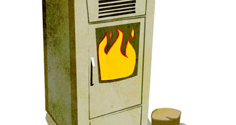 Biomass Boiler Illustration