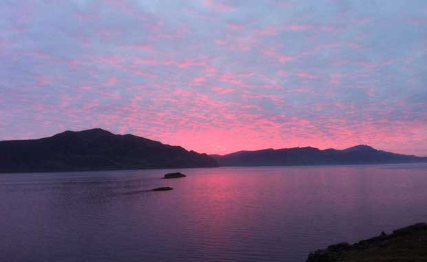 Sunset on the Isle of Raasay