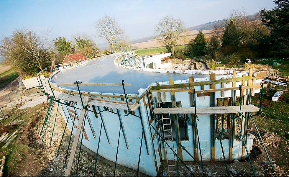 ICF construction used to build a new home