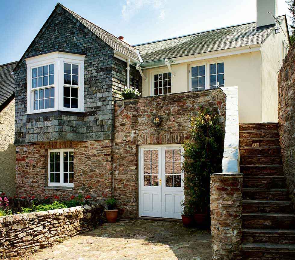 A self build cottage overlooking the river