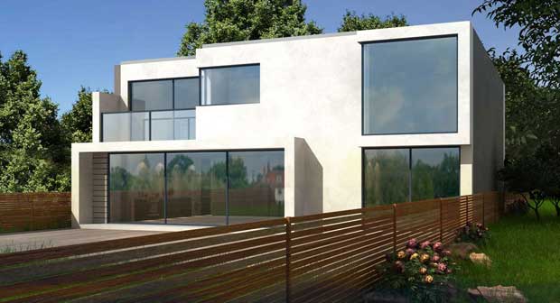 Rear of the house after renovation