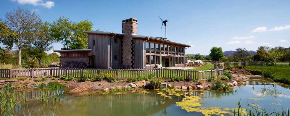 Contemporary self build eco home in Scotland