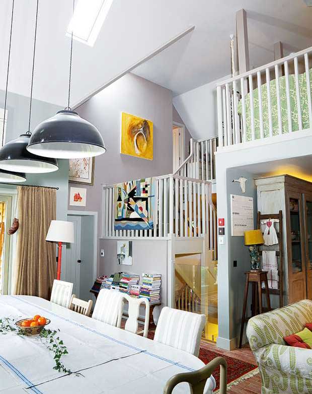 Open plan ground floor layout