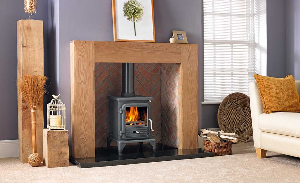 Percy Doherty's oak fire surround