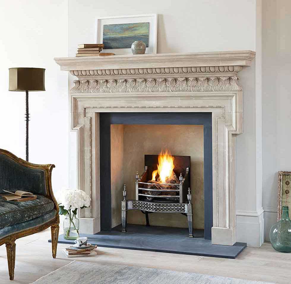 Chesney's Chichester Limestone fire surround