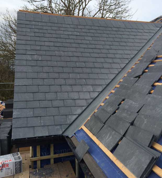 Tiling the roof