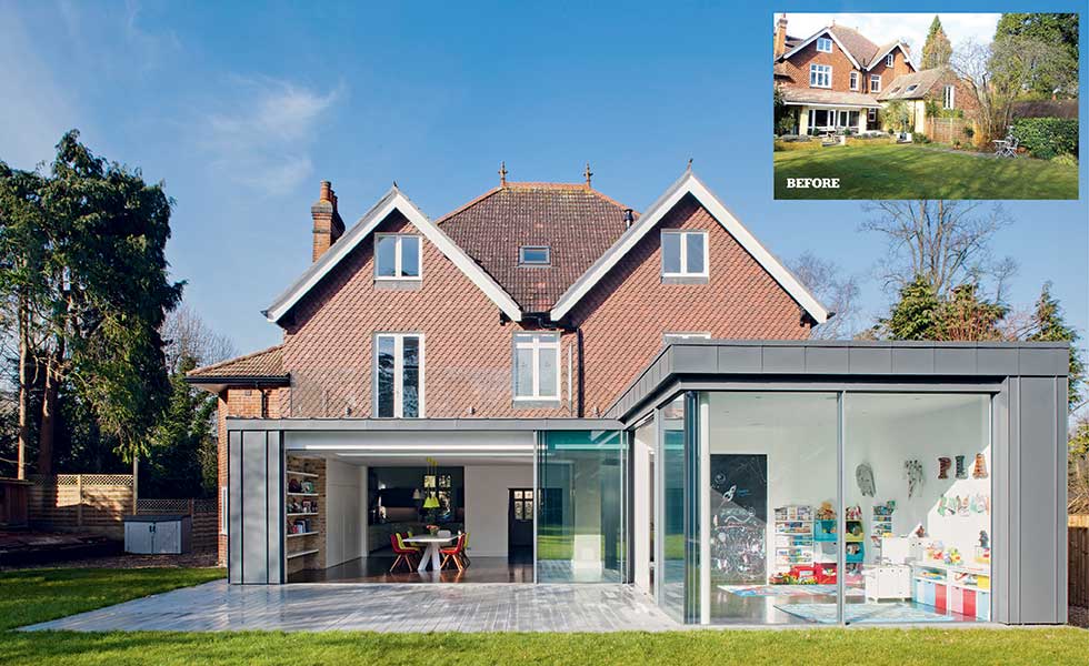 A Victorian home remodelled and extended