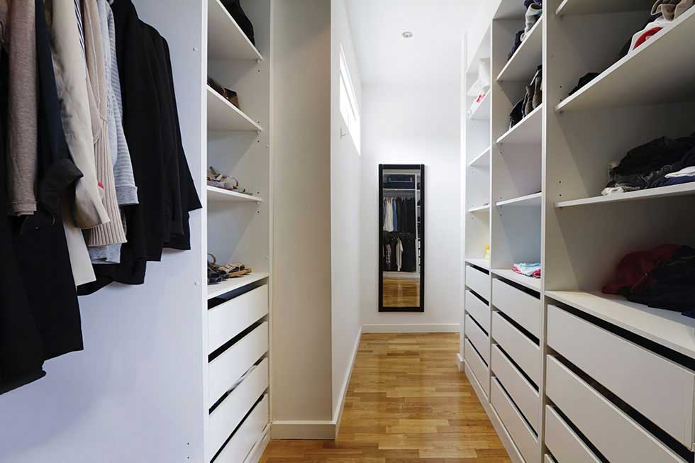 White dressing room