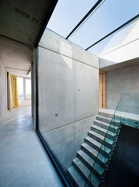 Concrete staircase by Adrian James