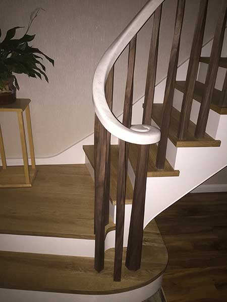 Decorative handrails by Charles Crowson