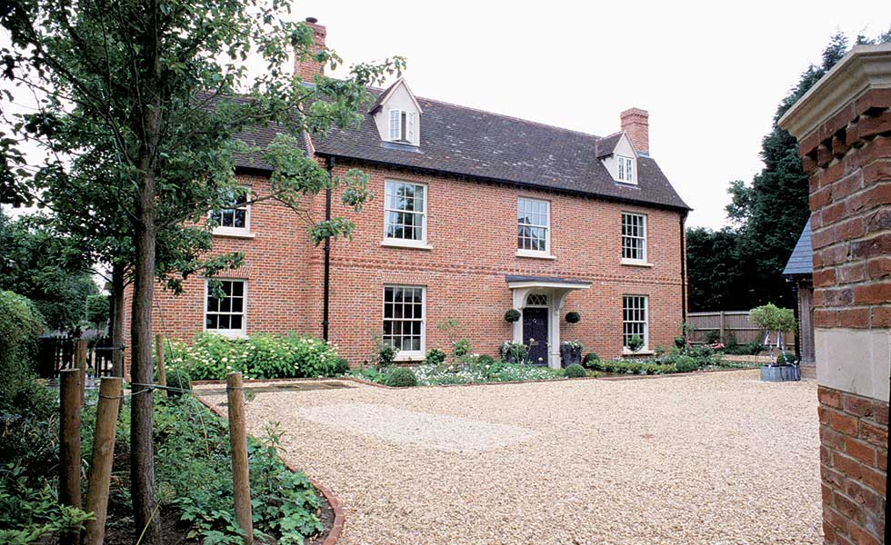 Georgian-style self build house