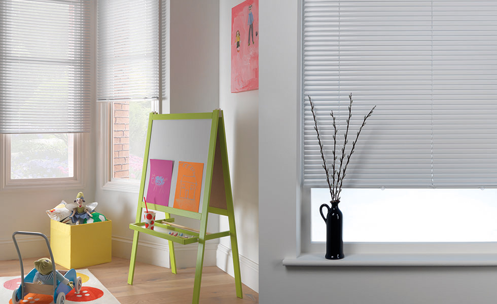 sunflex swish cordless blind white easel