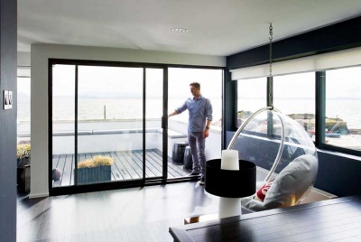 view from upside down house with great views