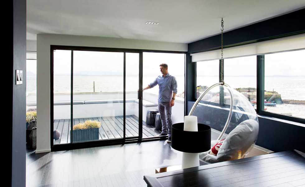 view from upside down house with great views