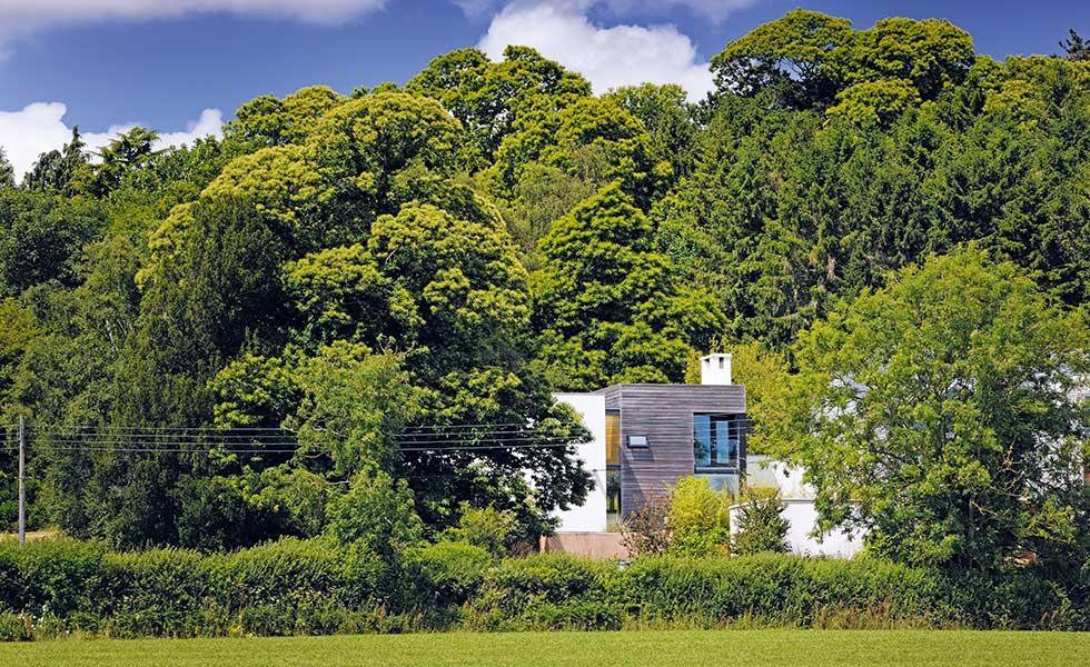 Contemporary self-build in Devon countryside