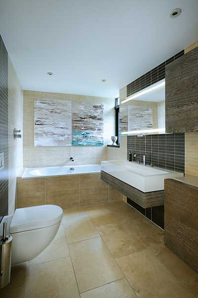 Contemporary bathroom