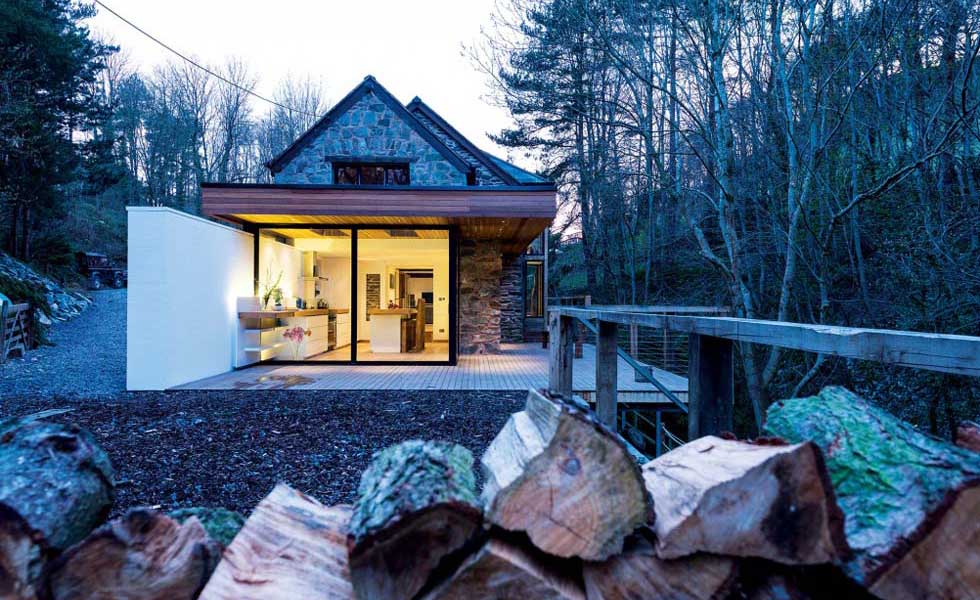 waterside wooden property