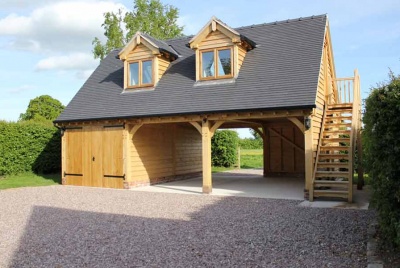 radnor oak outbuilding