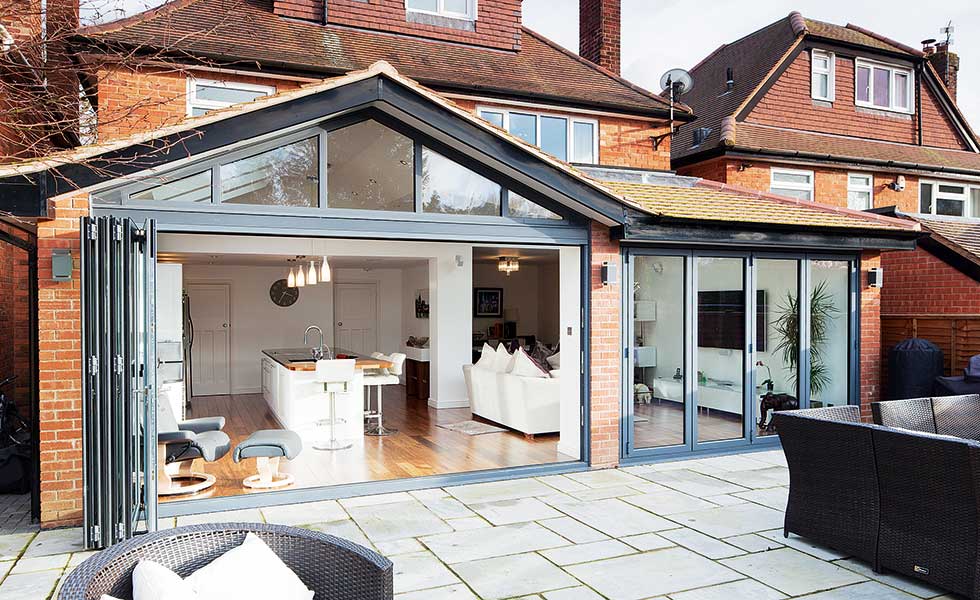 open plan kitchen extension