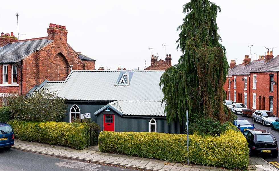 A renovated and converted tin chapel in Chester