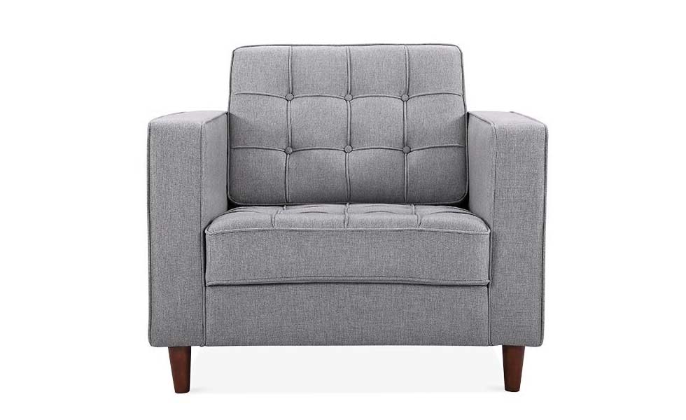 cult furniture grey armchair