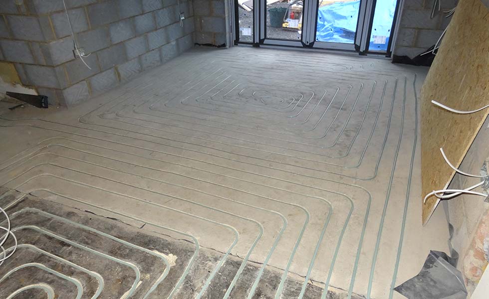 JK Floorheating concrete underfloor heating no build up