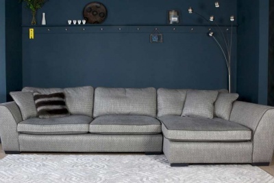 collins and hayes time out grey corner sofa