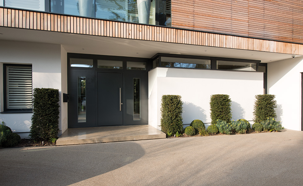 Deuren Verti 2 Grey Front Door
