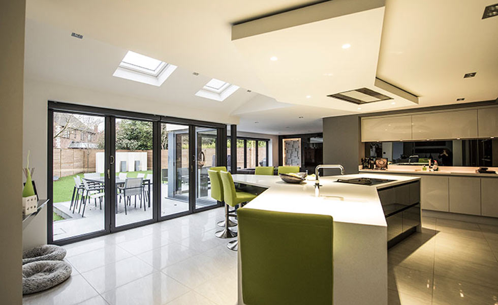 haus glass origin bifold doors kitchen