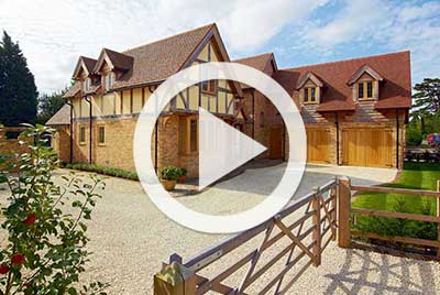 timber frame post and beam oak home