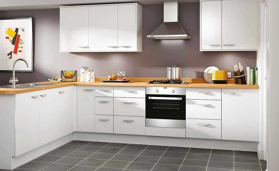Contemporary white kitchen