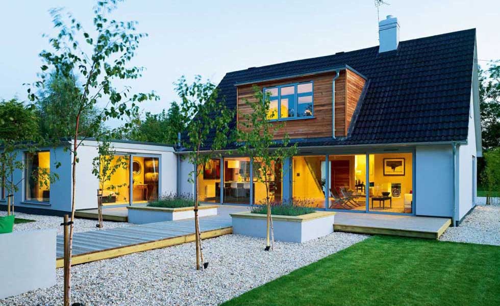 remodelled bungalow with clad dormer